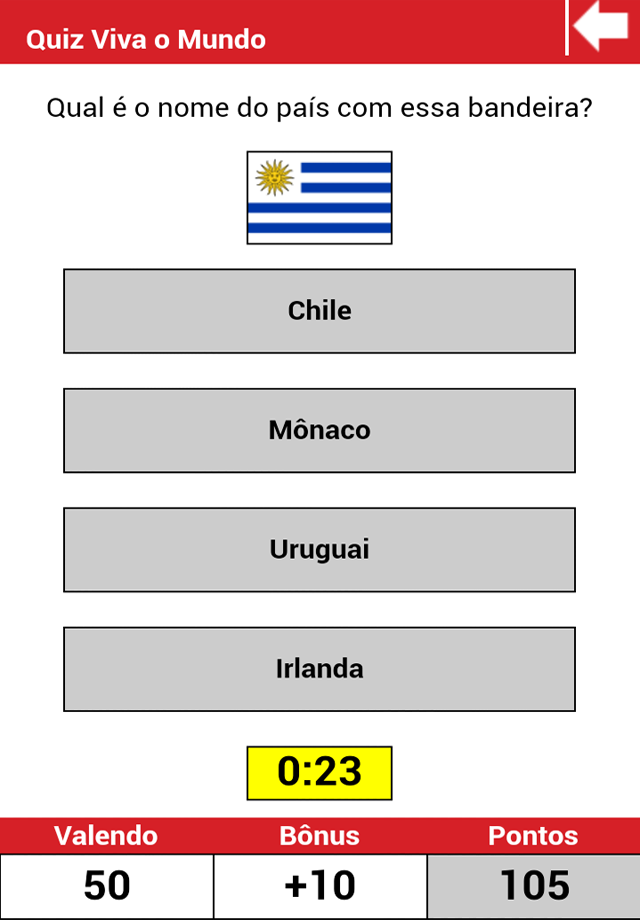 Screenshot Quiz Viva o Mundo Screenshot Quiz Viva o Mundo